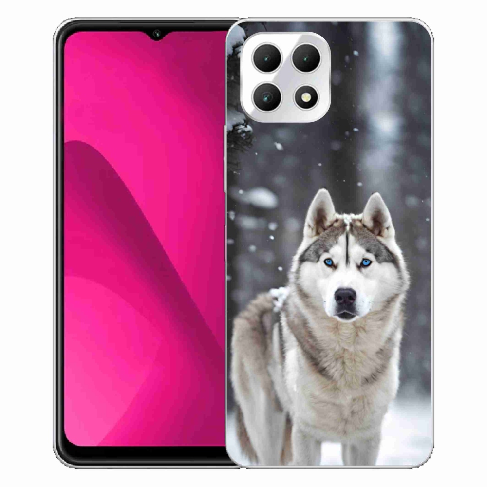 Gelový kryt mmCase na T phone 2 - husky 2