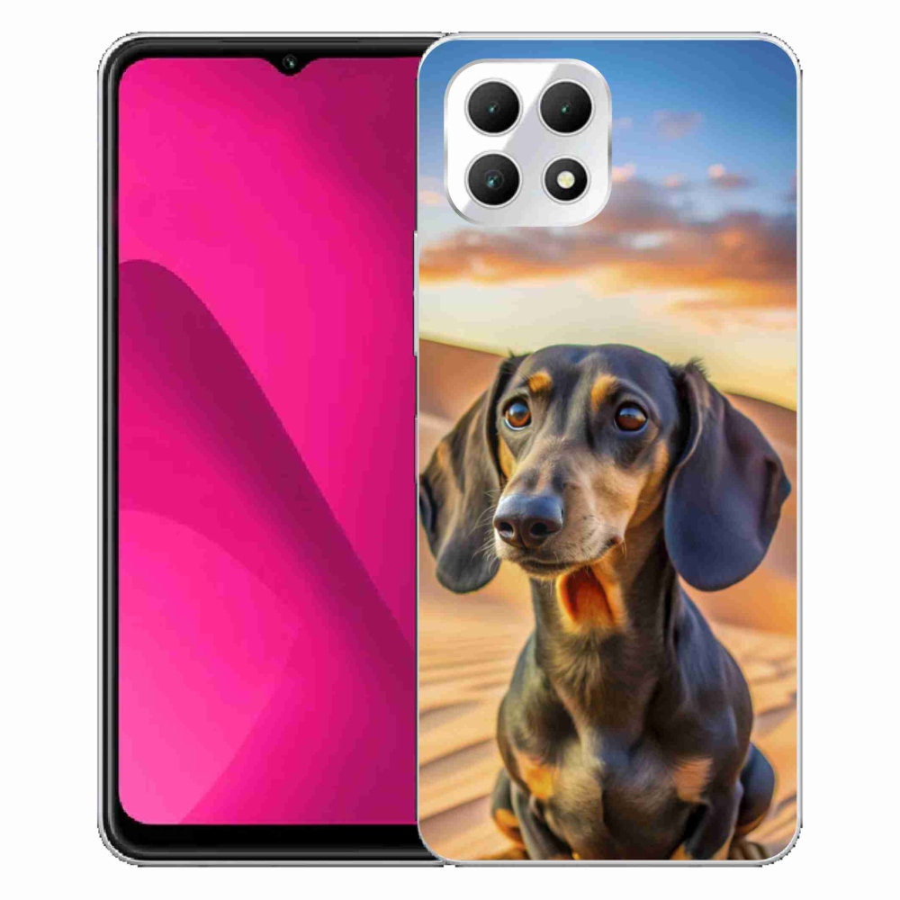 Gelový kryt mmCase na T phone 2 - jezevčík 3 