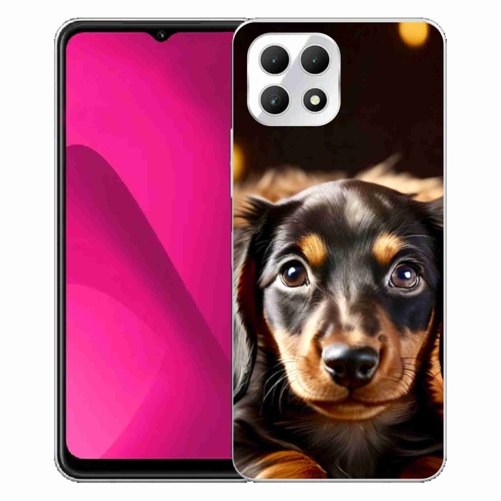 Gelový kryt mmCase na T phone 2 - jezevčík
