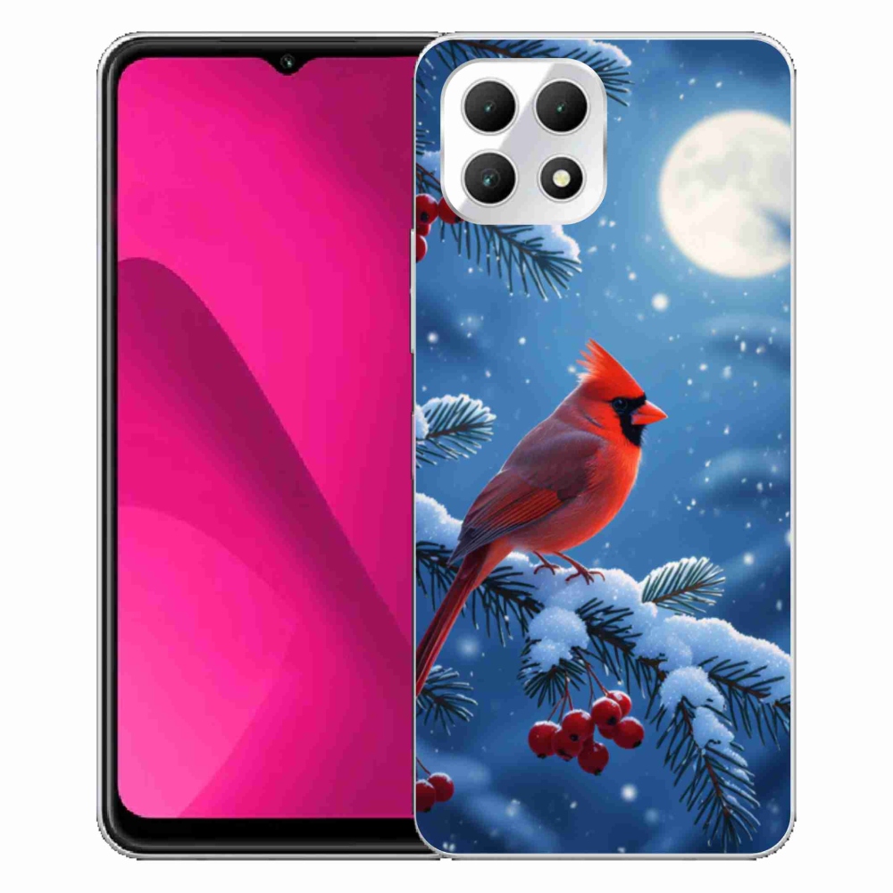 Gelový kryt mmCase na T phone 2 - kardinál červený
