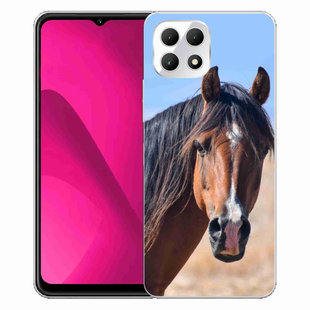 Gelový kryt mmCase na T phone 2 - klidný kůň