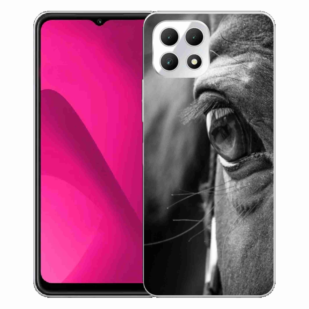 Gelový kryt mmCase na T phone 2 - koňský pohled