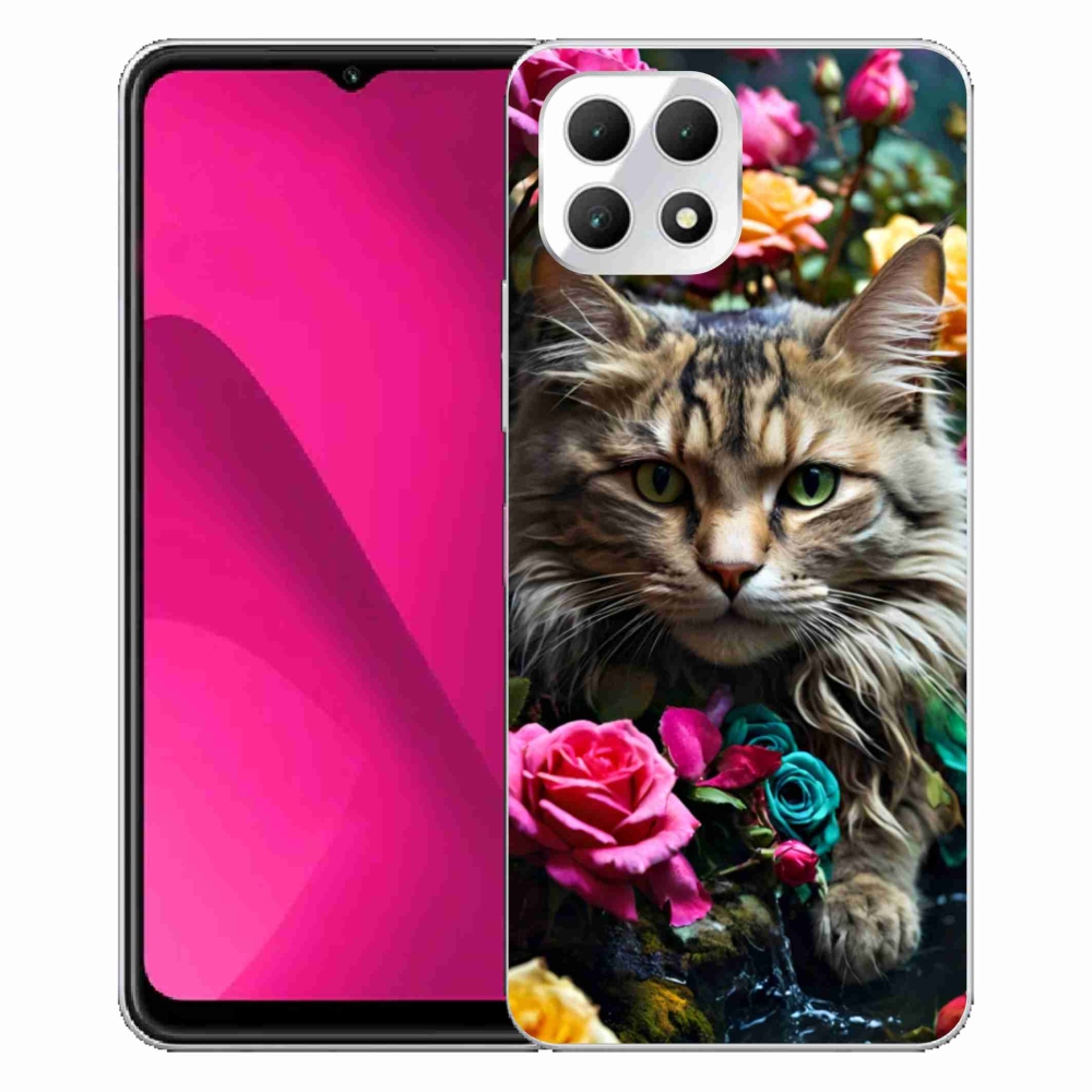Gelový kryt mmCase na T phone 2 - kočíčí pohled 2