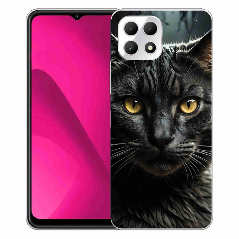 Gelový kryt mmCase na T phone 2 - kočičí pohled 3