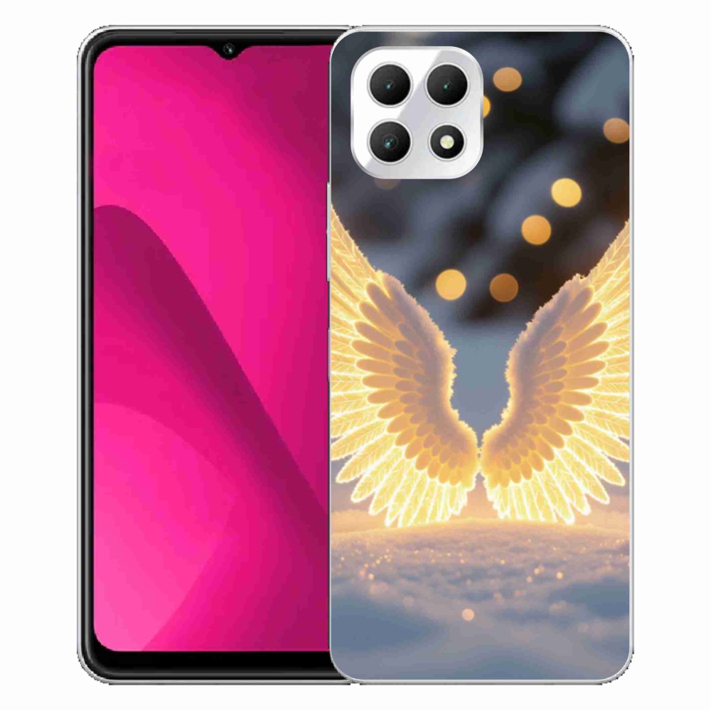 Gelový kryt mmCase na T phone 2 - křídla
