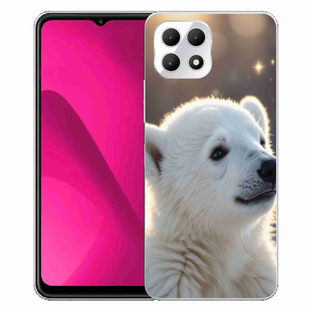 Gelový kryt mmCase na T phone 2 - lední medvěd