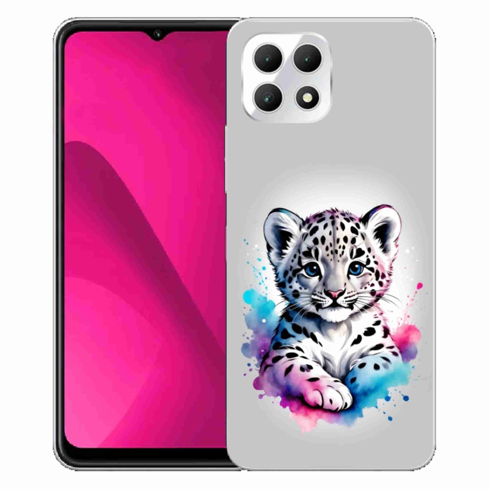 Gelový kryt mmCase na T phone 2 - levhartí mládě
