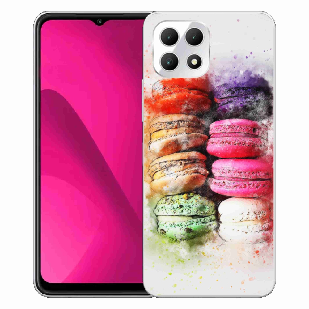 Gelový kryt mmCase na T phone 2 - makrónky