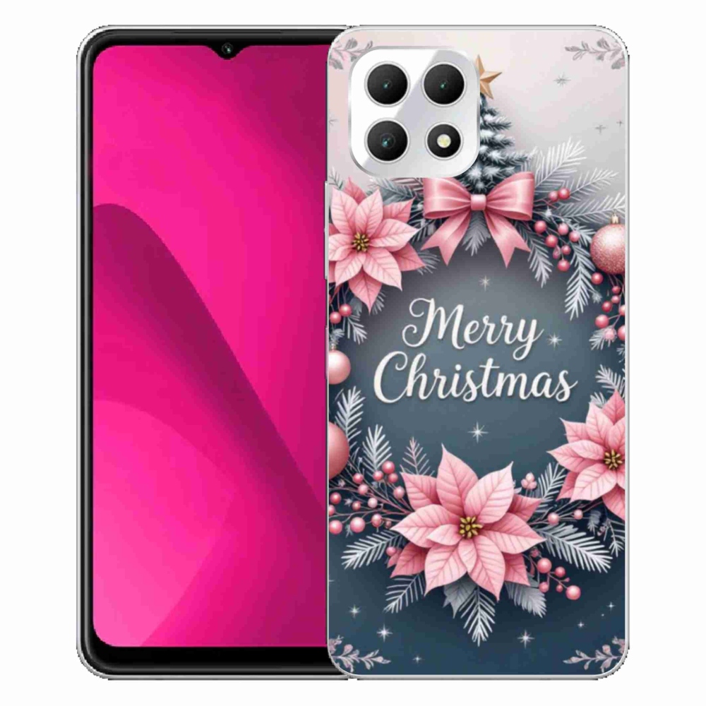 Gelový kryt mmCase na T phone 2 - merry christmas