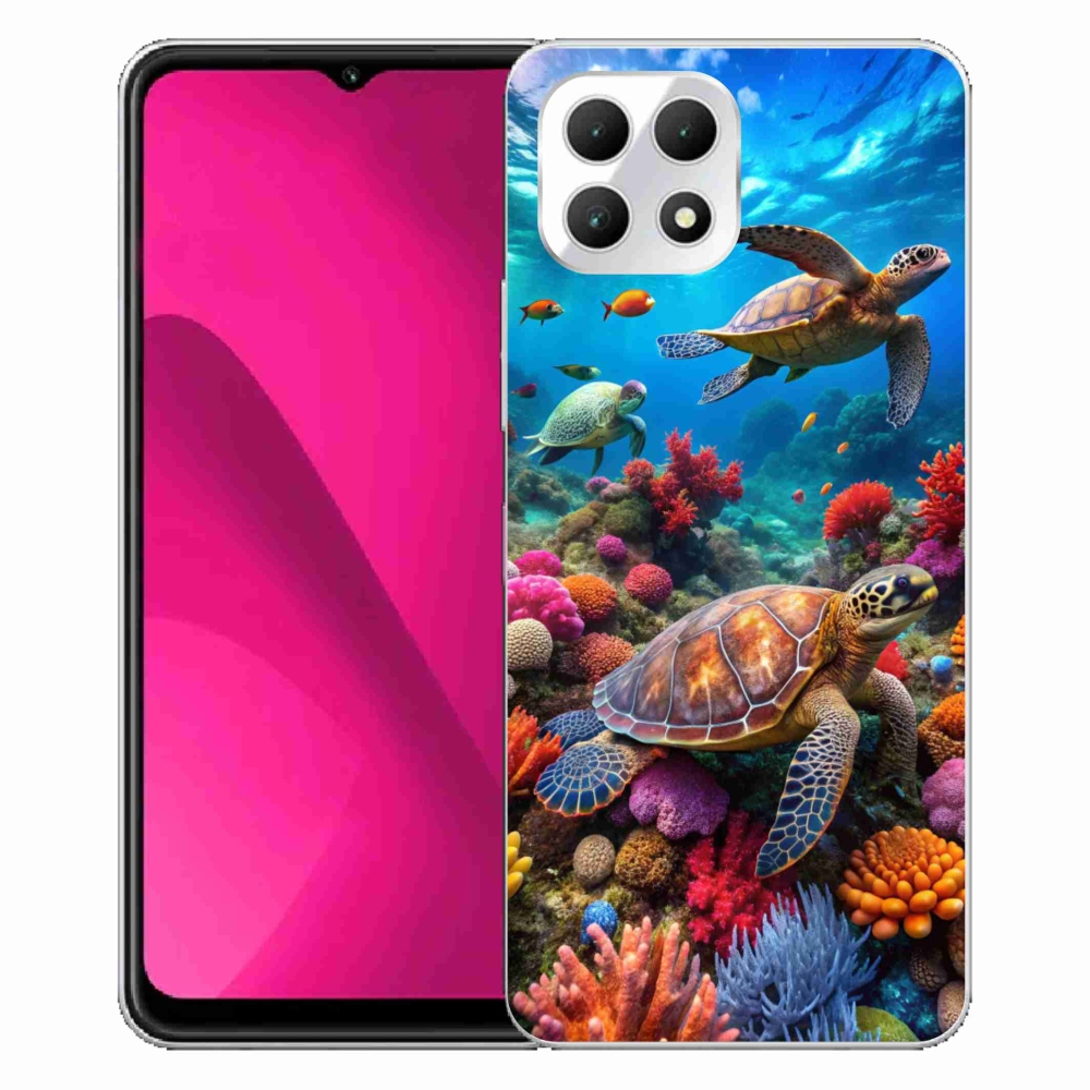 Gelový kryt mmCase na T phone 2 - mořský svět 2