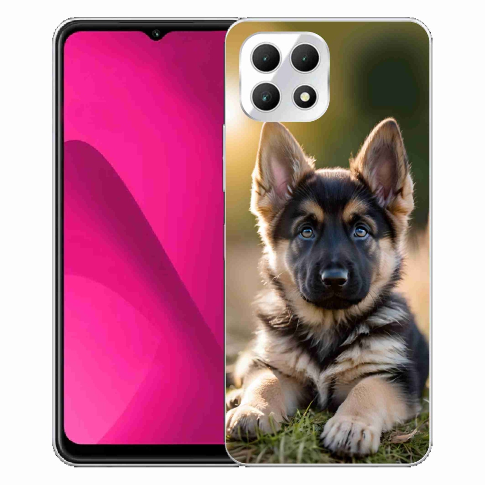 Gelový kryt mmCase na T phone 2 - německý ovčák v přírodě