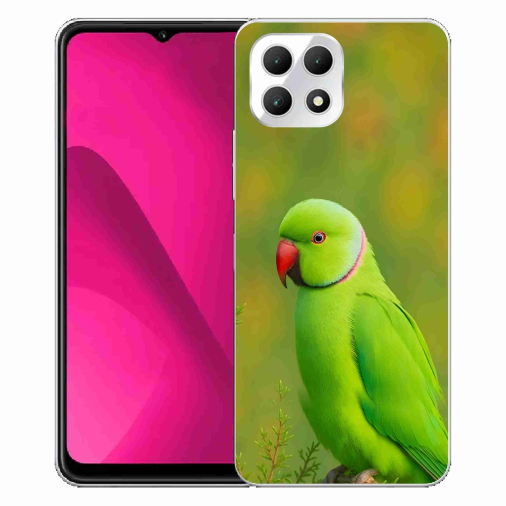 Gelový kryt mmCase na T phone 2 - papoušek alexandr 2