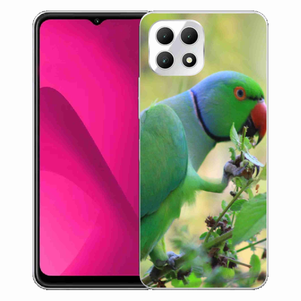 Gelový kryt mmCase na T phone 2 - papoušek alexandr
