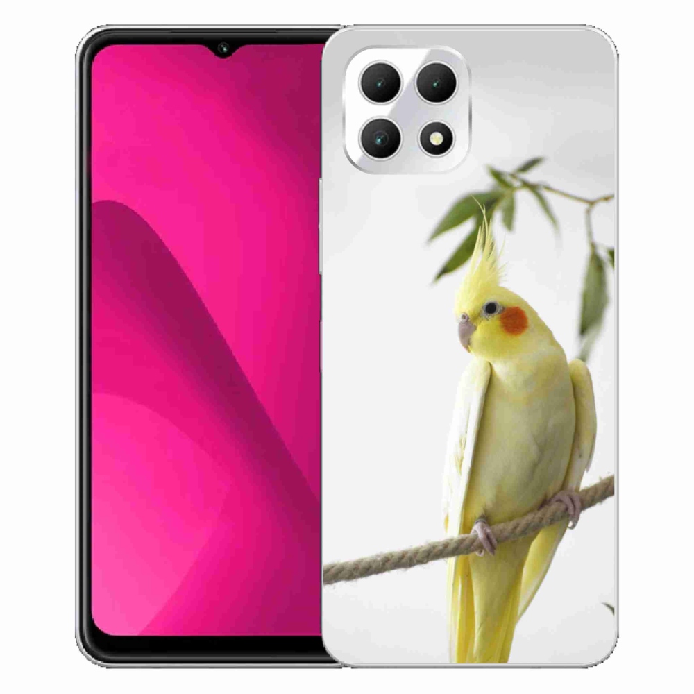 Gelový kryt mmCase na T phone 2 - papoušek korela chocholatá