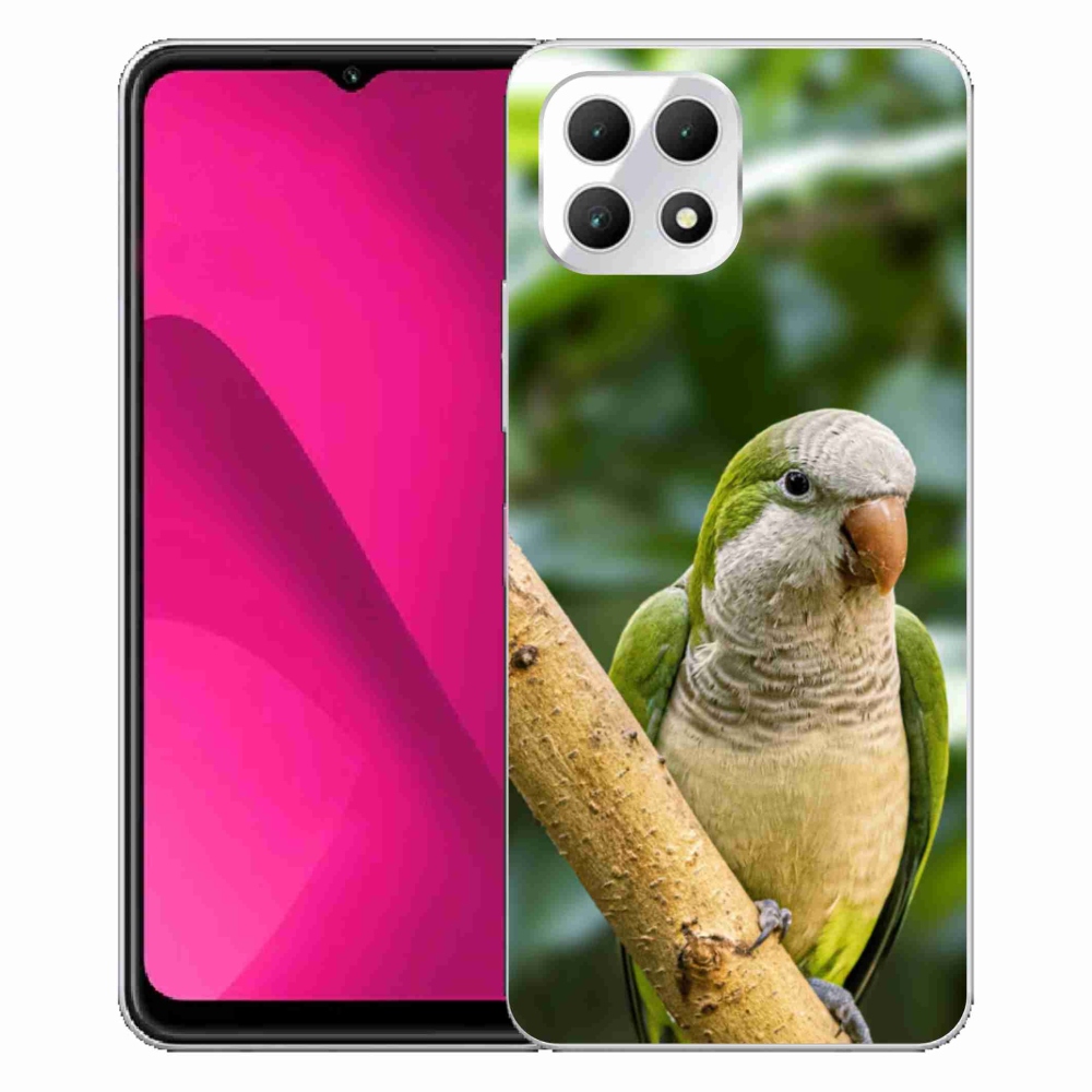 Gelový kryt mmCase na T phone 2 - papoušek mníšek