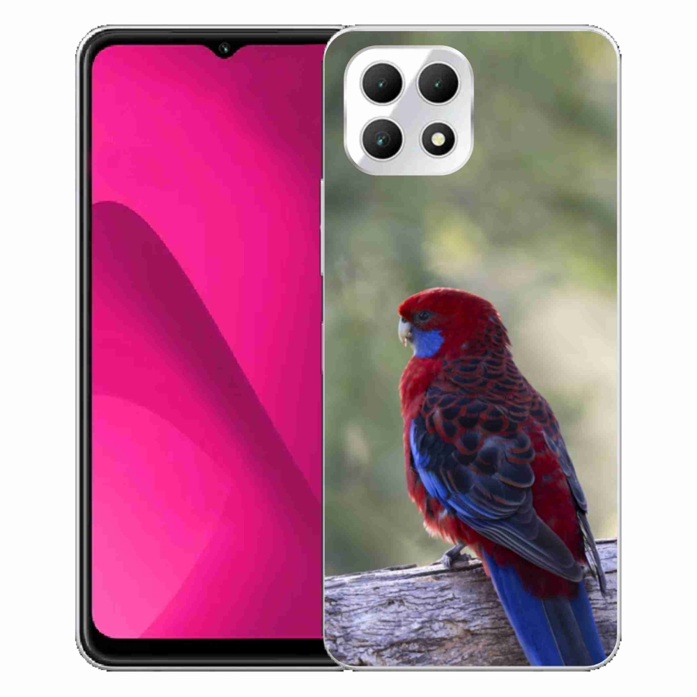 Gelový kryt mmCase na T phone 2 - papoušek rosela