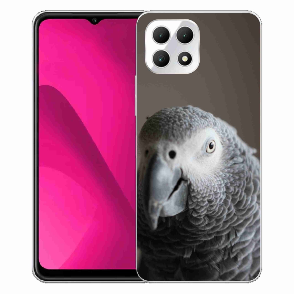 Gelový kryt mmCase na T phone 2 - papoušek žako 2
