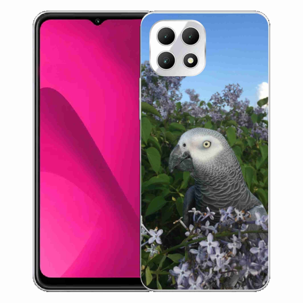 Gelový kryt mmCase na T phone 2 - papoušek žako