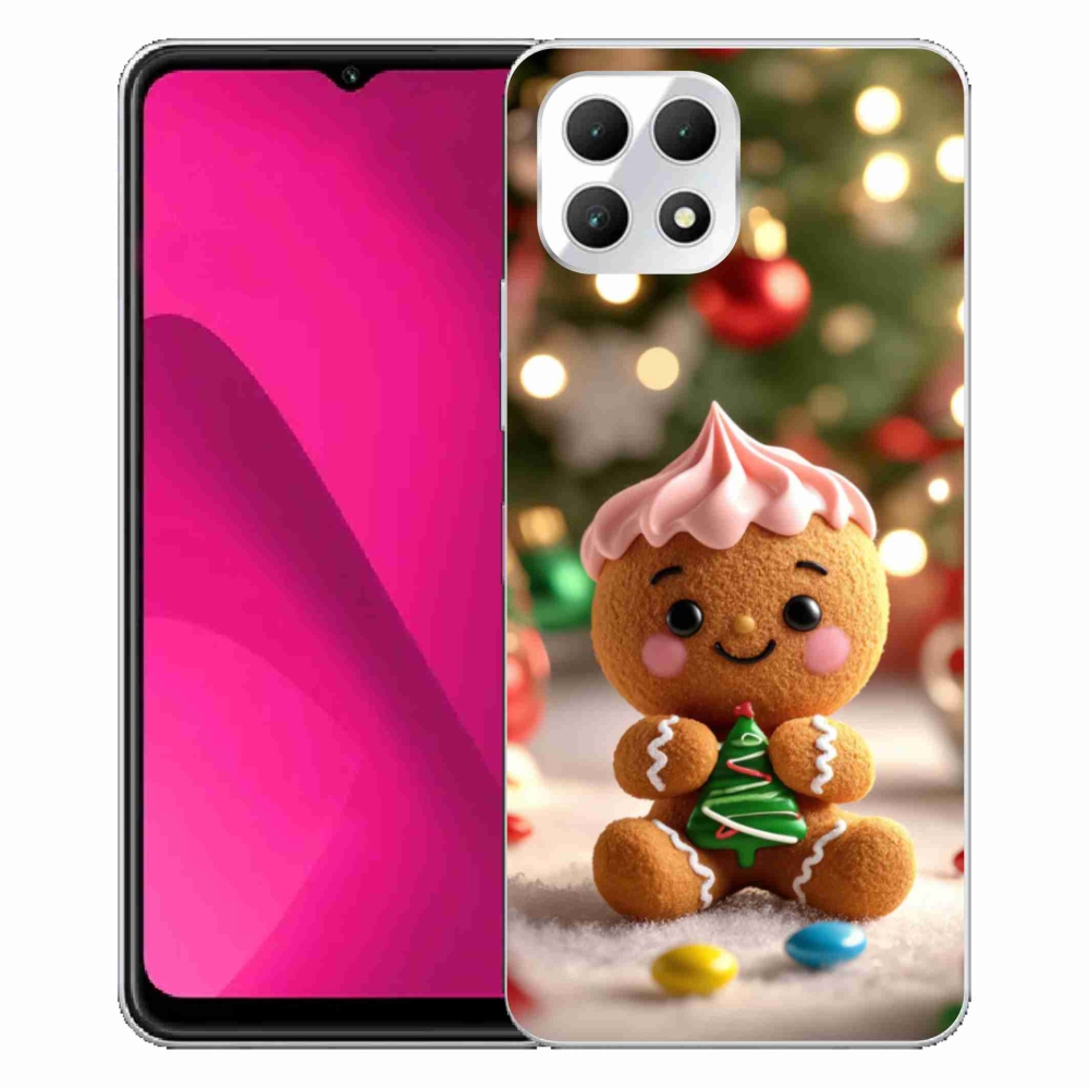 Gelový kryt mmCase na T phone 2 - perníček