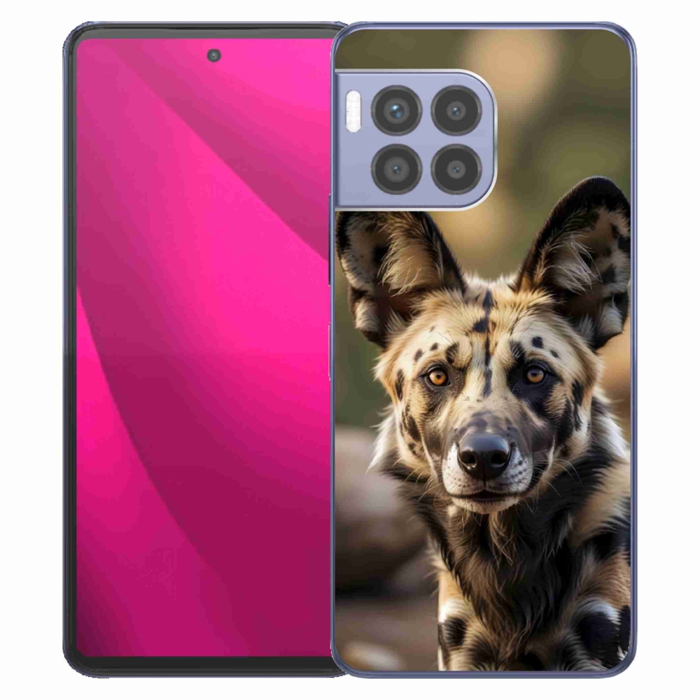 Gelový kryt mmCase na T phone 2 Pro - africký divoký pes