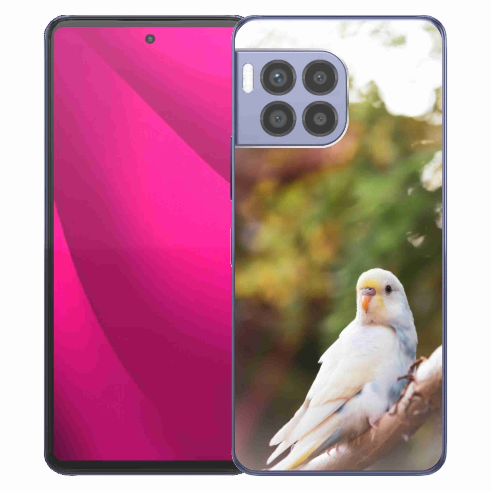 Gelový kryt mmCase na T phone 2 Pro - andulka bílá