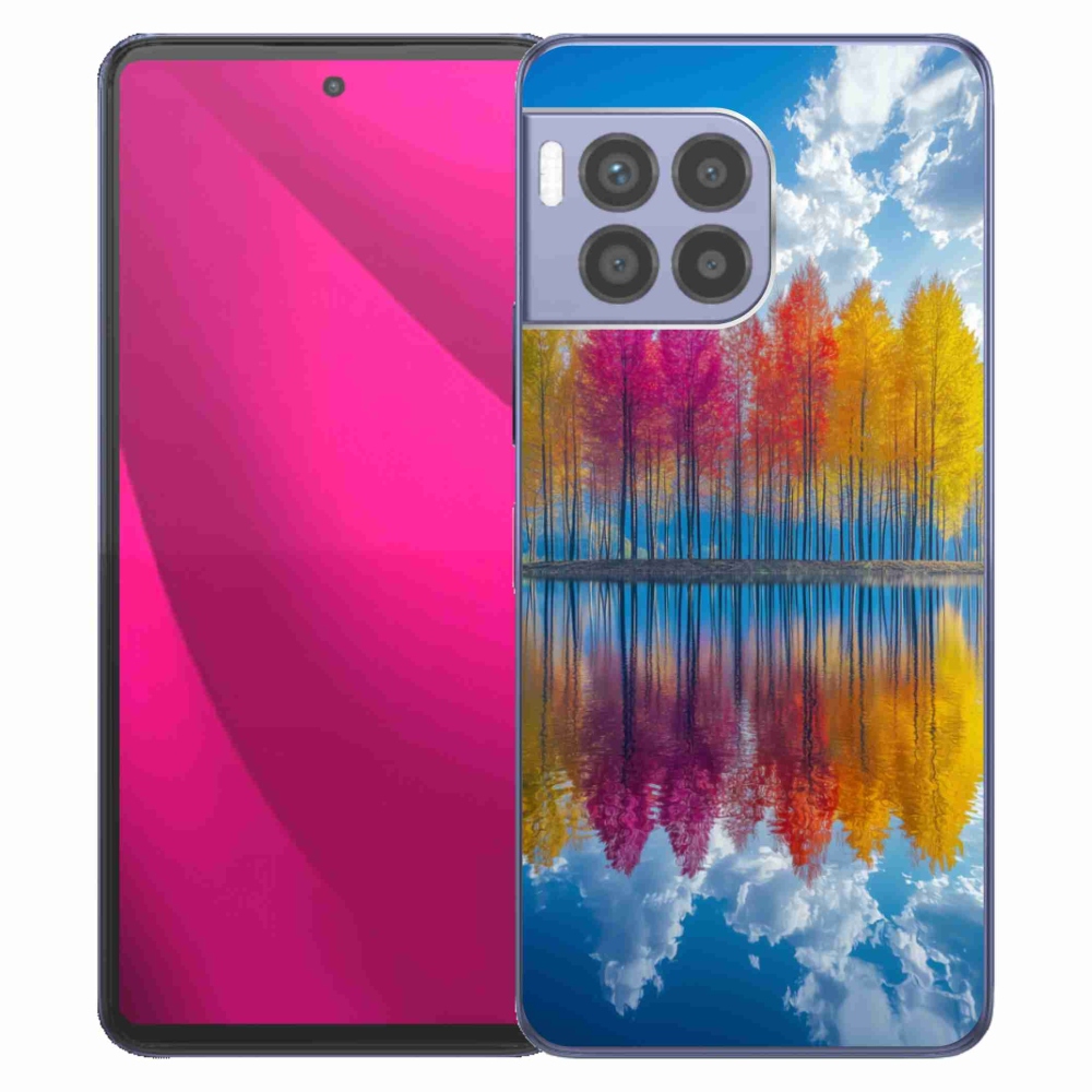 Gelový kryt mmCase na T phone 2 Pro - barevné stromy