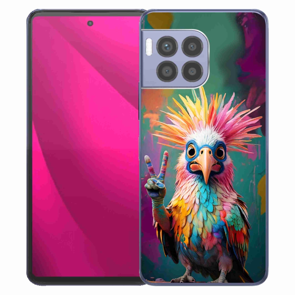 Gelový kryt mmCase na T phone 2 Pro - barevný rebel