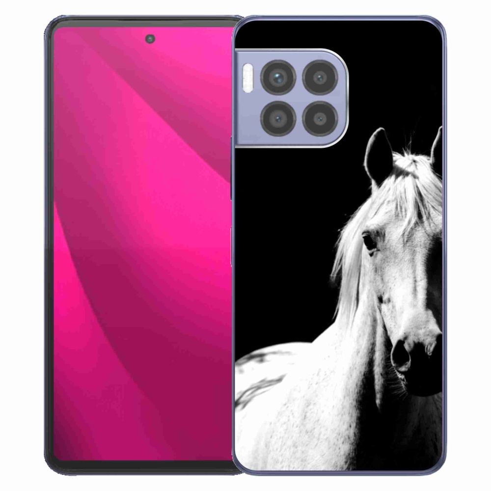 Gelový kryt mmCase na T phone 2 Pro - bílý kůň 5