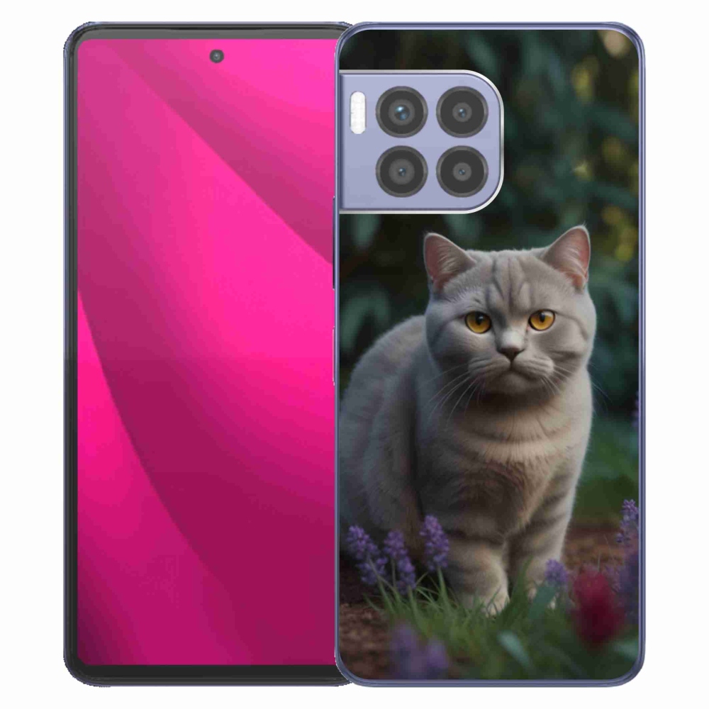 Gelový kryt mmCase na T phone 2 Pro - britská kočka
