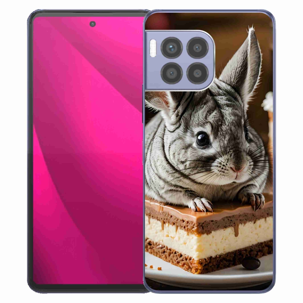 Gelový kryt mmCase na T phone 2 Pro - činčila