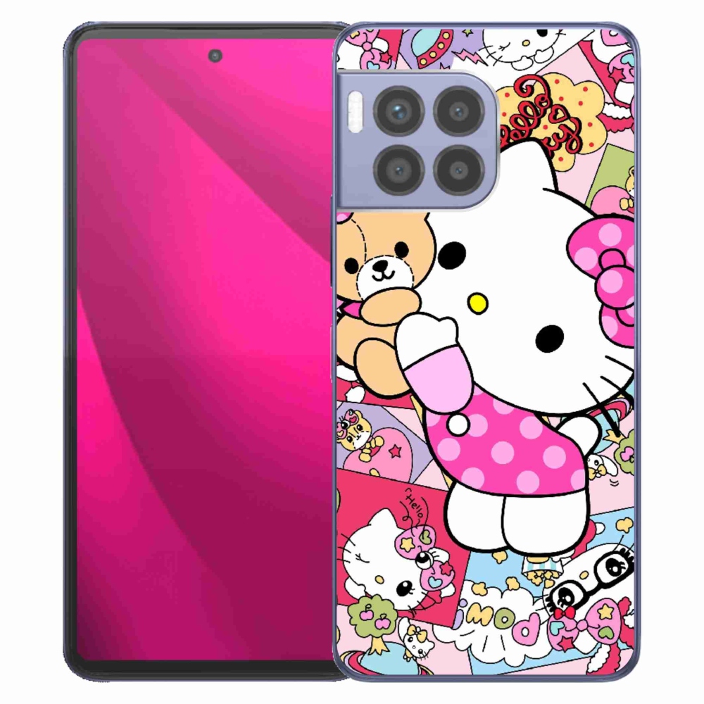 Gelový kryt mmCase na T phone 2 Pro - cute kitty