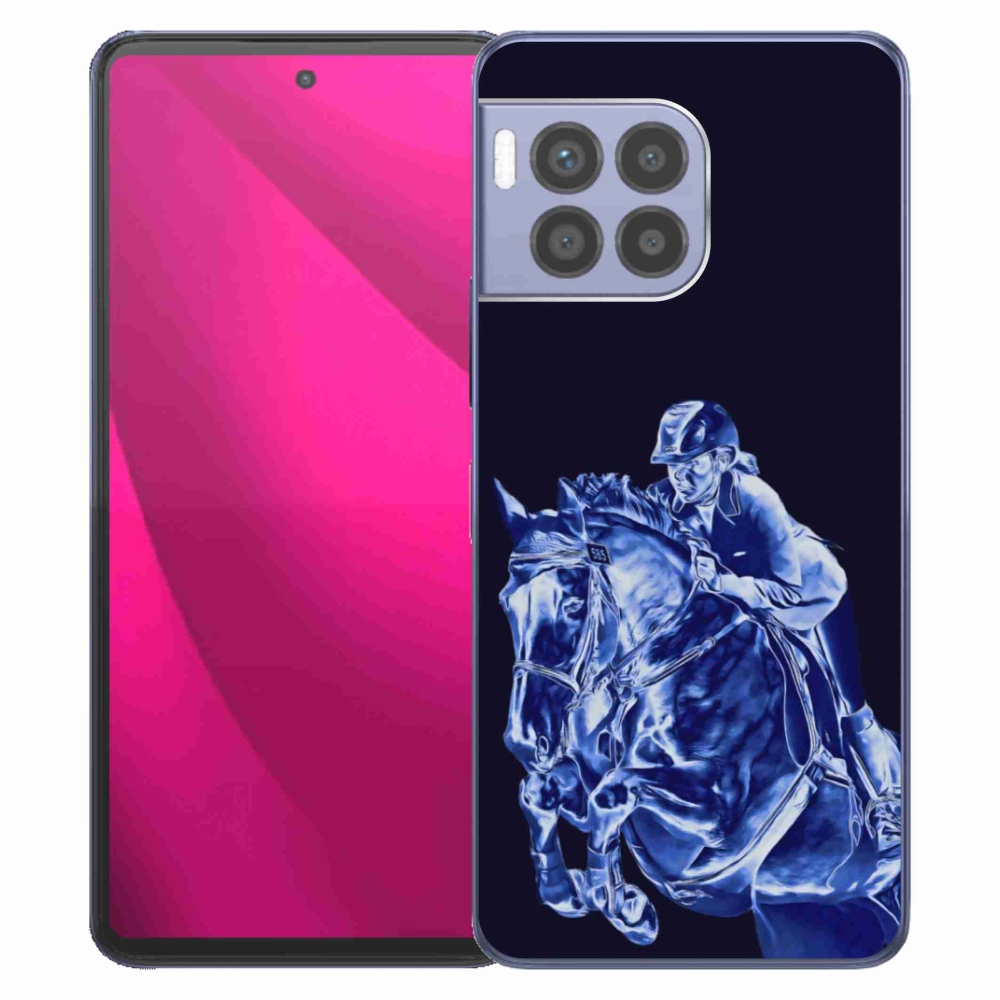 Gelový kryt mmCase na T phone 2 Pro - dostihový kůň