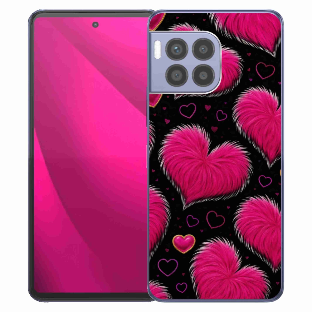 Gelový kryt mmCase na T phone 2 Pro - hebká srdce