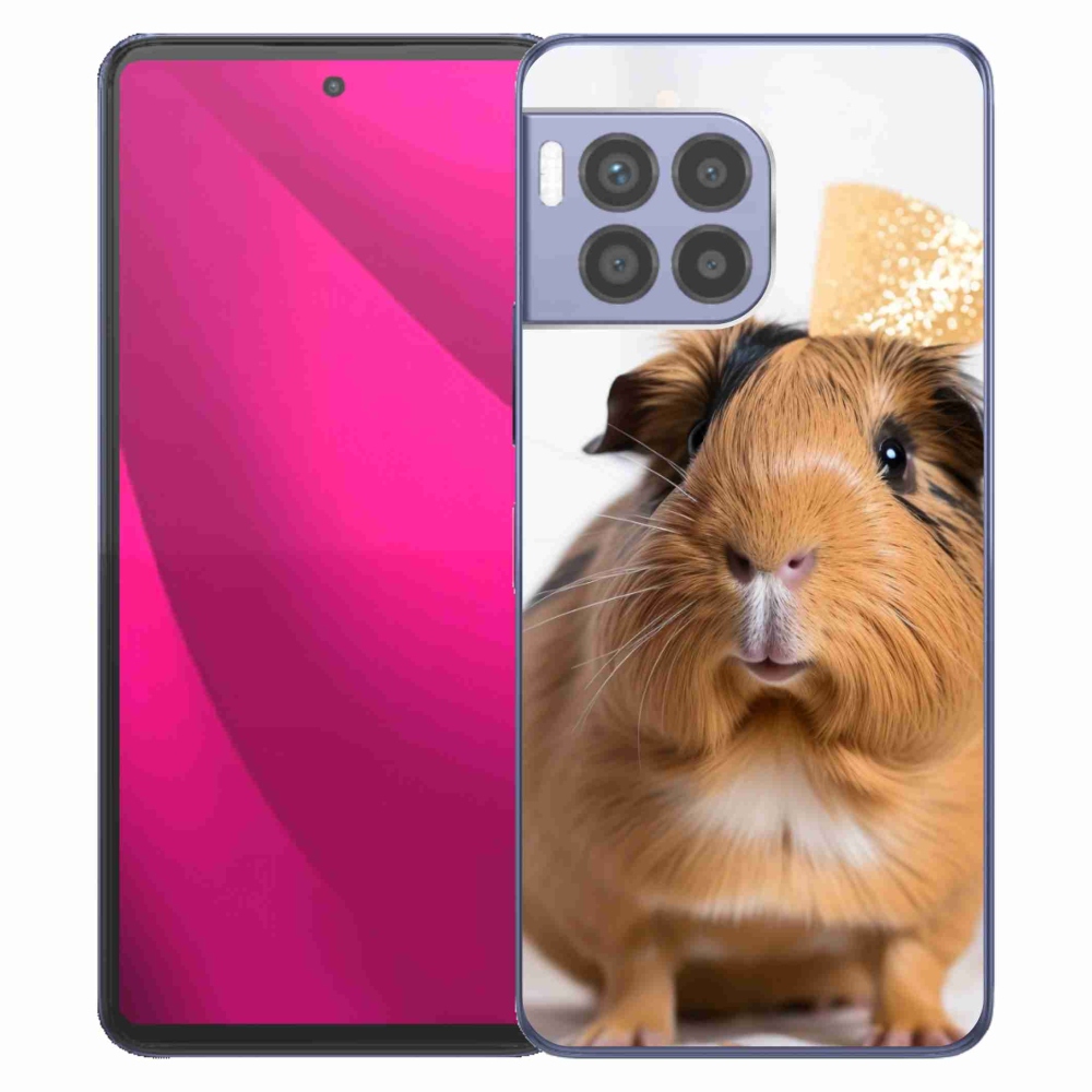 Gelový kryt mmCase na T phone 2 Pro - hnědé morče