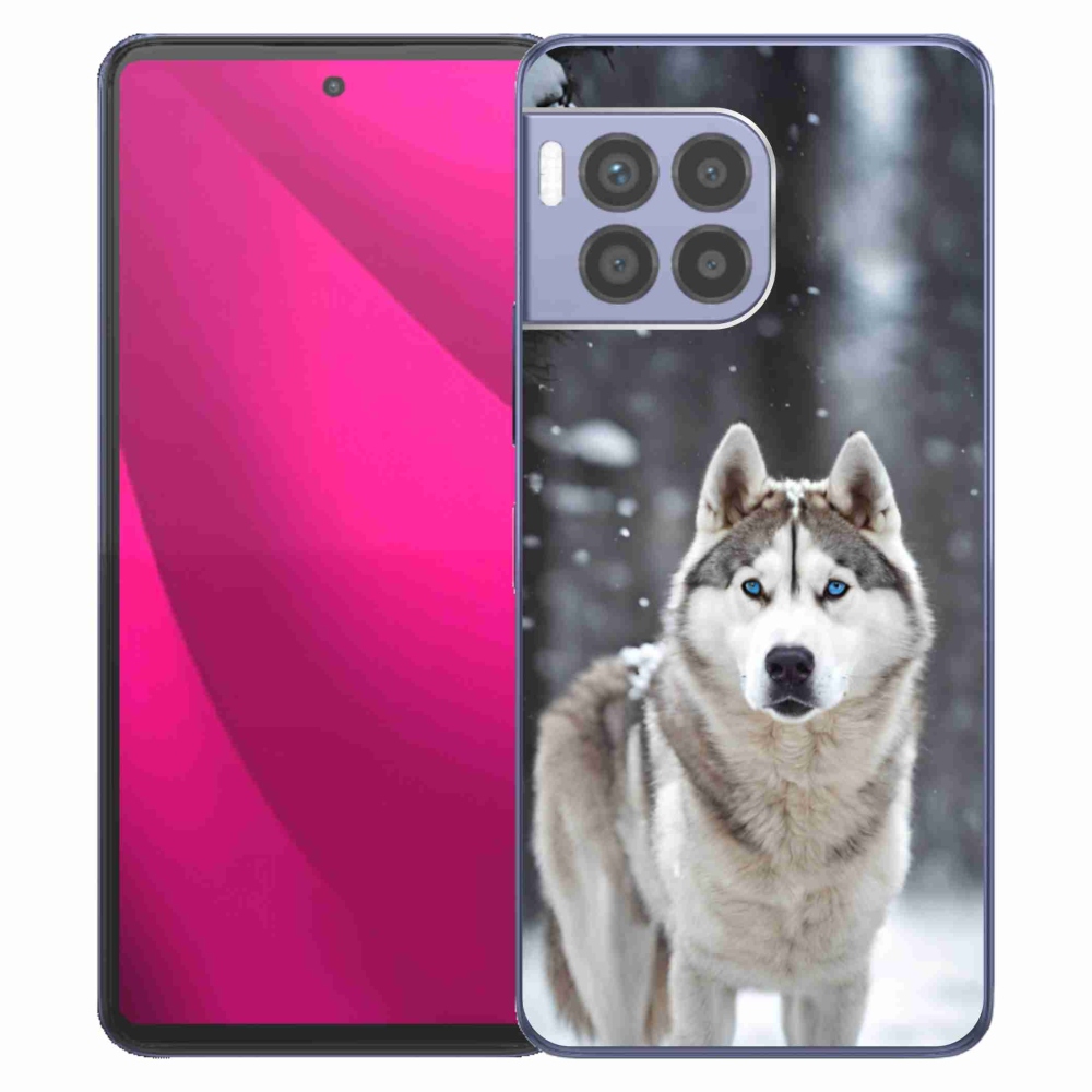 Gelový kryt mmCase na T phone 2 Pro - husky 2