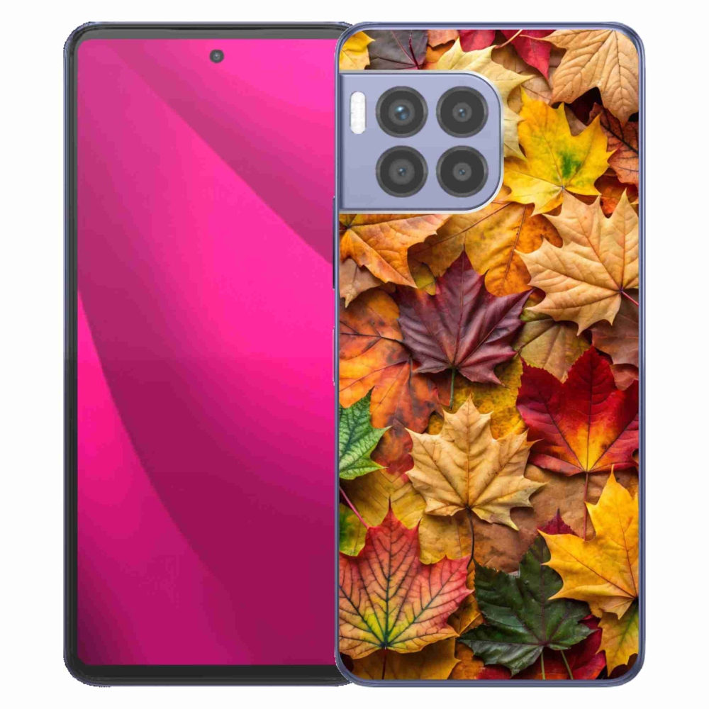 Gelový kryt mmCase na T phone 2 Pro - javorové listy 2