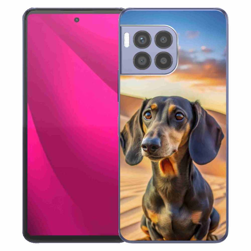 Gelový kryt mmCase na T phone 2 Pro - jezevčík 3 