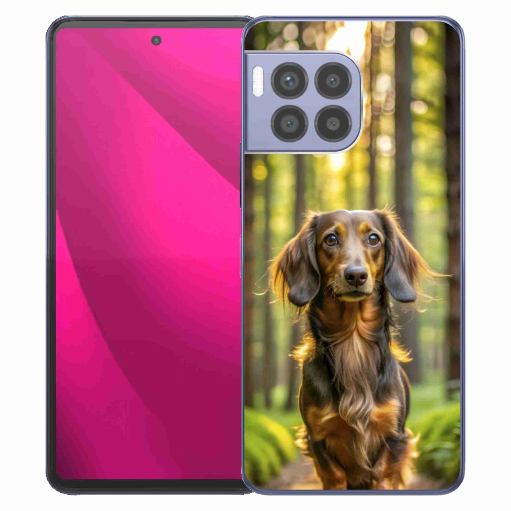 Gelový kryt mmCase na T phone 2 Pro - jezevčík 4