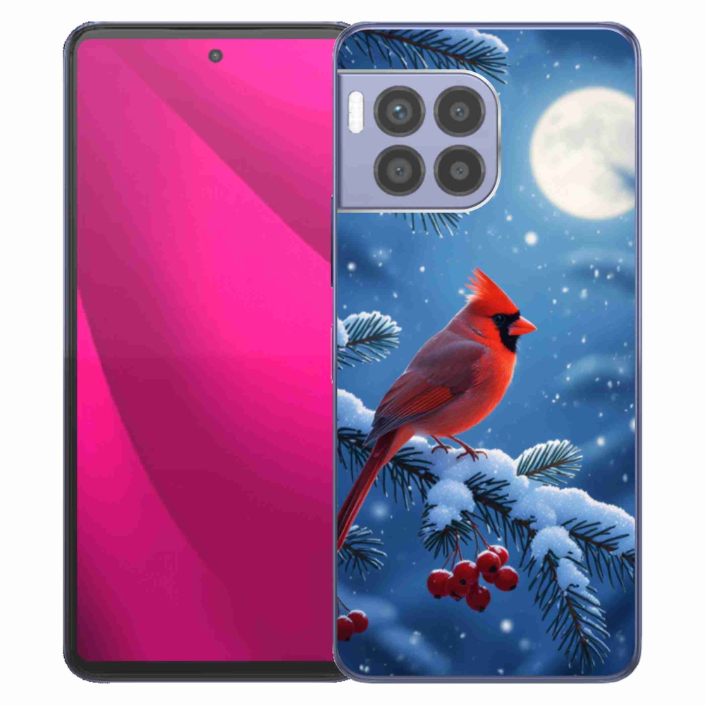 Gelový kryt mmCase na T phone 2 Pro - kardinál červený