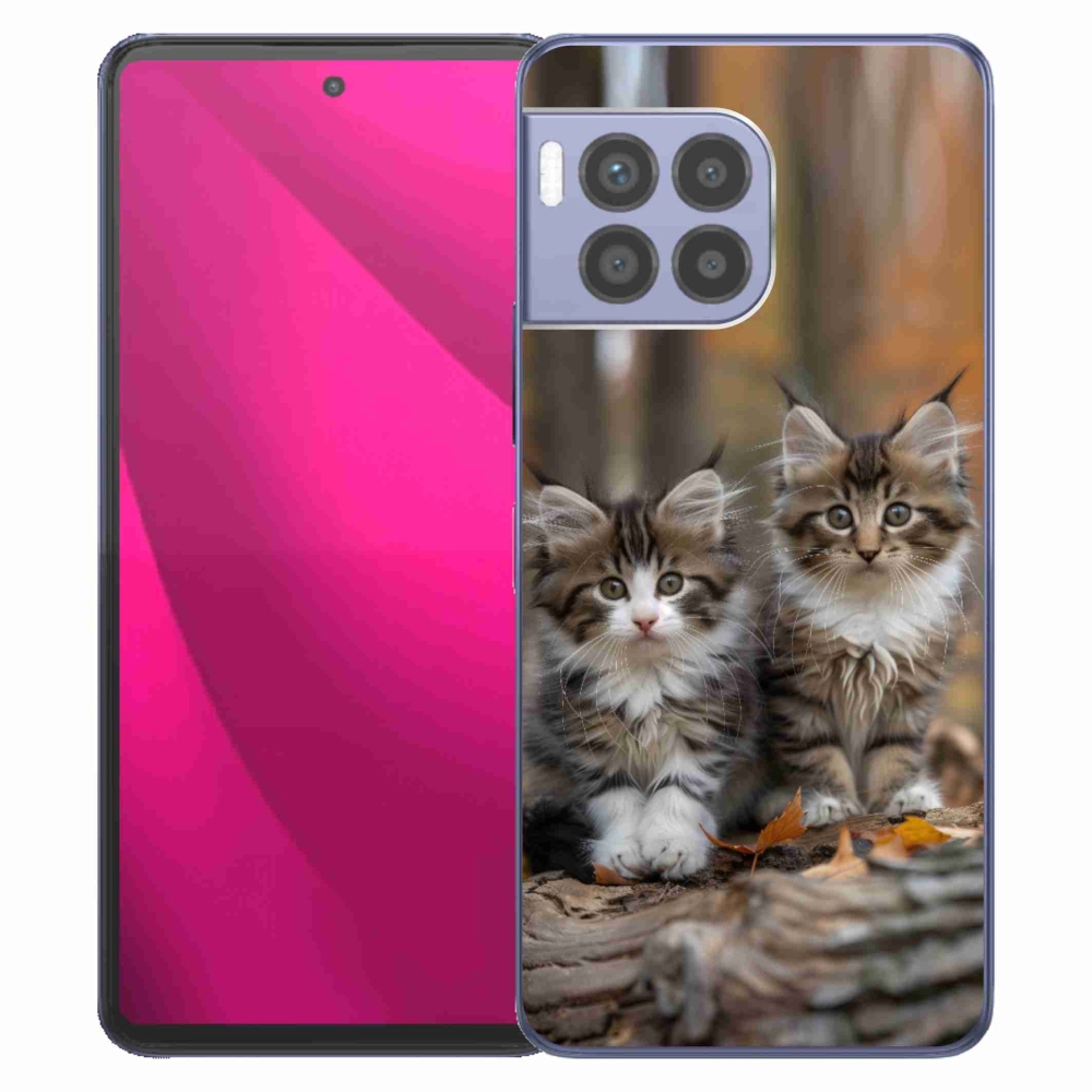 Gelový kryt mmCase na T phone 2 Pro - kočičí duo 3