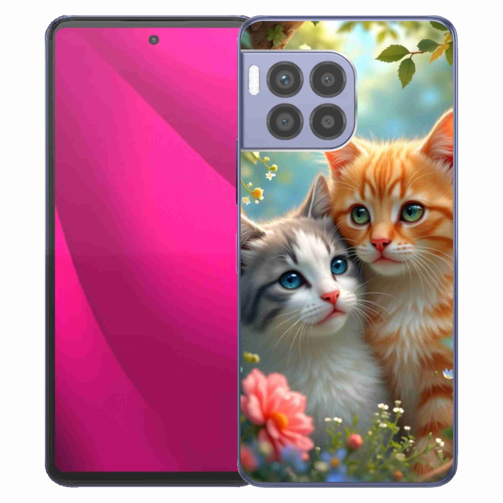 Gelový kryt mmCase na T phone 2 Pro - kočičí láska 2