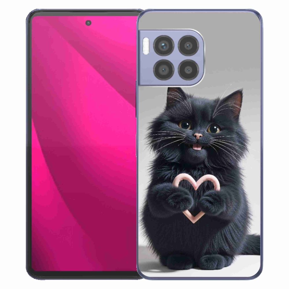 Gelový kryt mmCase na T phone 2 Pro - kočičí láska 3
