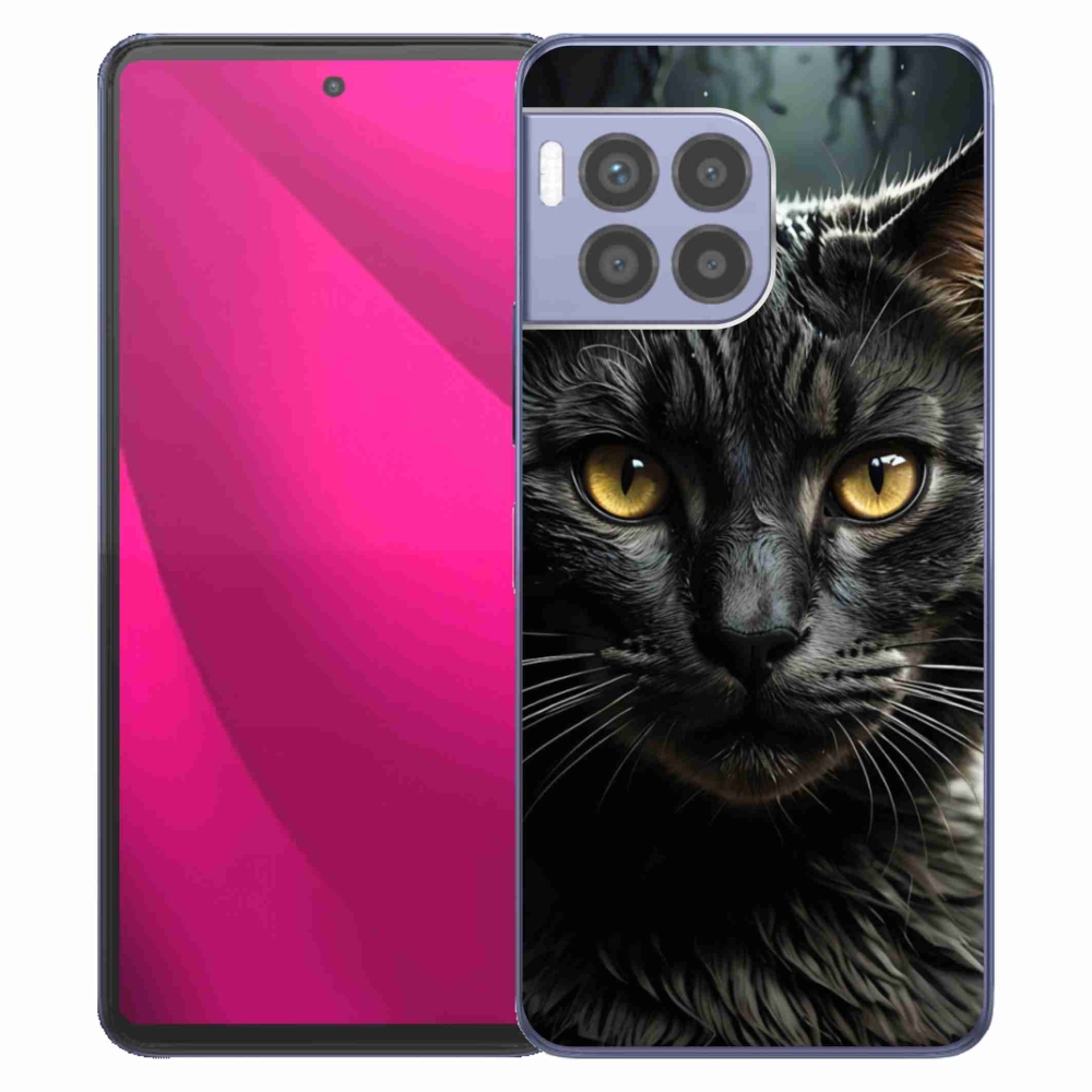 Gelový kryt mmCase na T phone 2 Pro - kočičí pohled 3