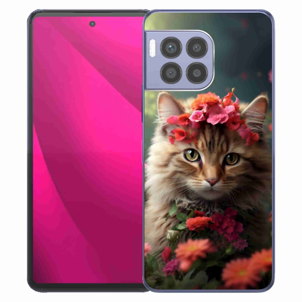 Gelový kryt mmCase na T phone 2 Pro - kočíčí princezna