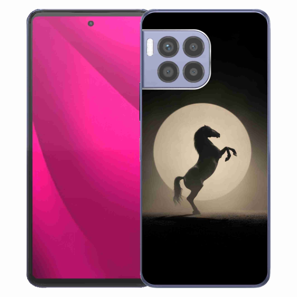 Gelový kryt mmCase na T phone 2 Pro - kůň v siluetě