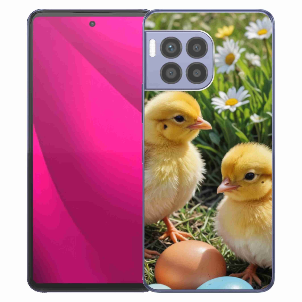 Gelový kryt mmCase na T phone 2 Pro - kuřátka