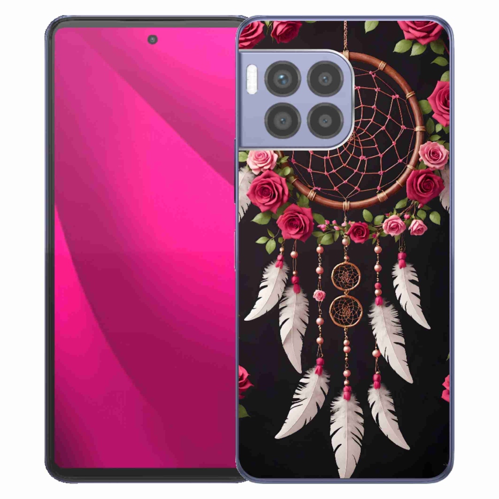 Gelový kryt mmCase na T phone 2 Pro - lapač snů s růžemi