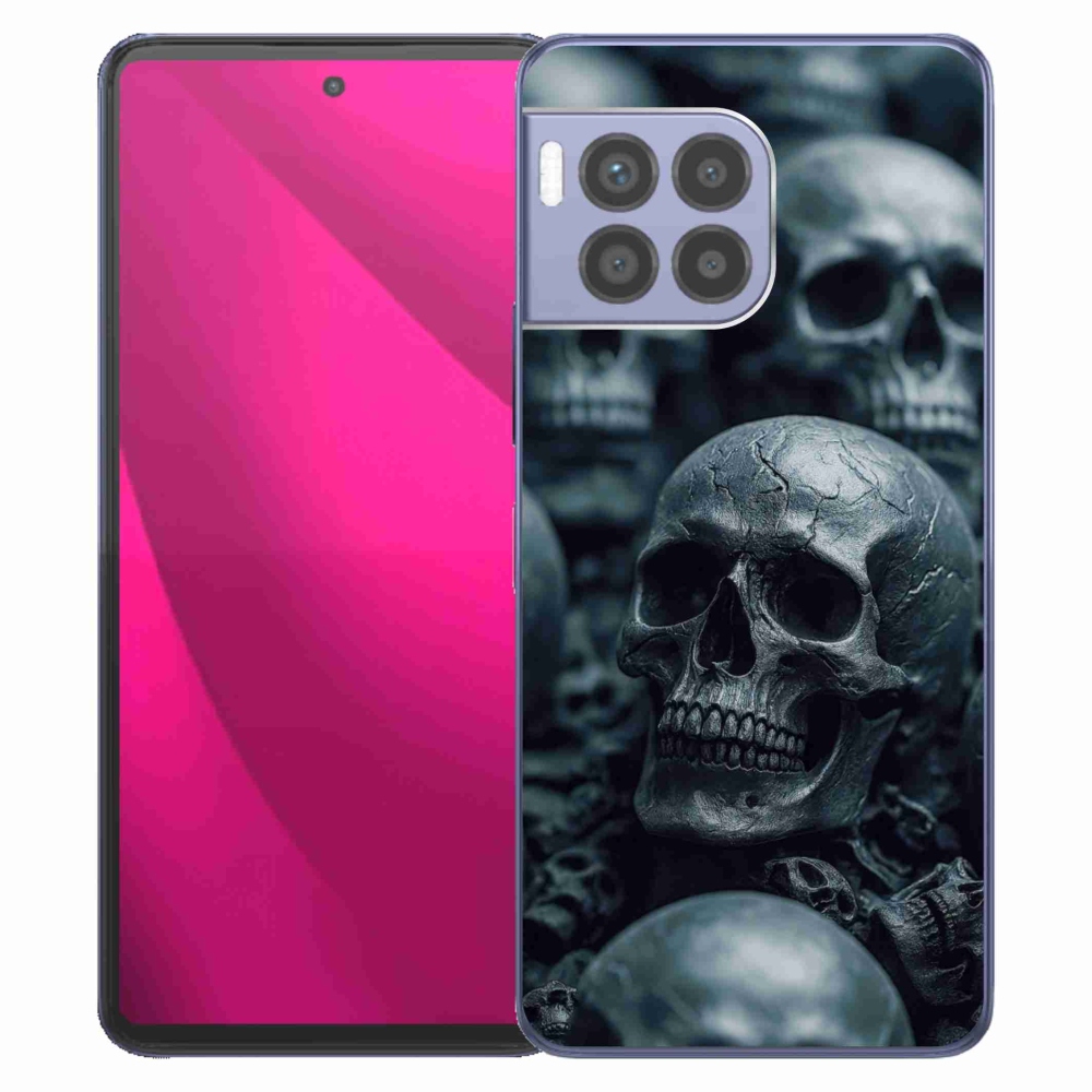 Gelový kryt mmCase na T phone 2 Pro - lebka 2