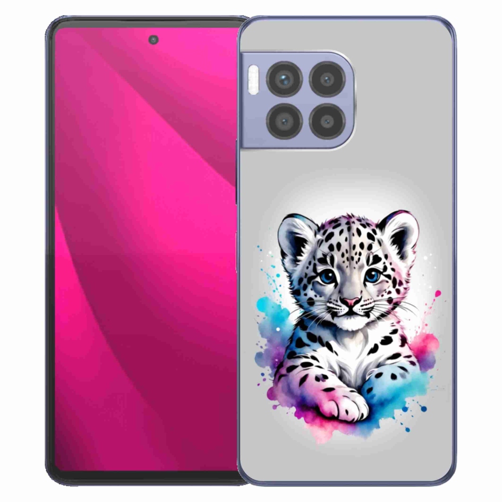 Gelový kryt mmCase na T phone 2 Pro - levhartí mládě