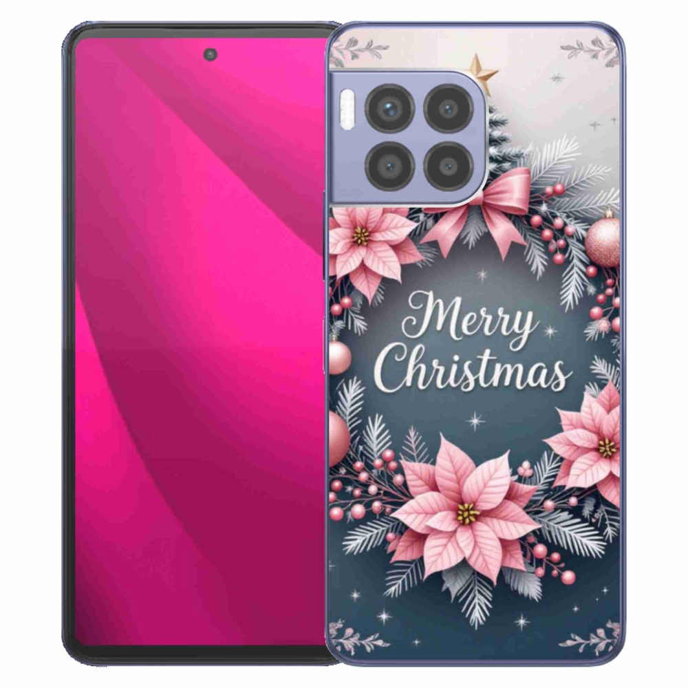 Gelový kryt mmCase na T phone 2 Pro - merry christmas